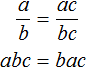 Basic property of fractions Figure 1