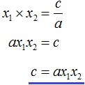 Decomposition of a quadratic trinomial into multipliers Fig. 4