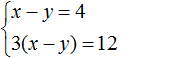 x-y by 4 = step 3
