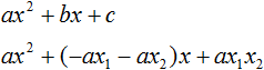 Decomposition of a quadratic trinomial into multipliers Fig. 5